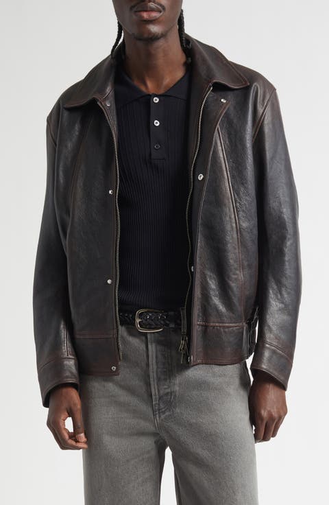 Journey Leather Bomber Jacket