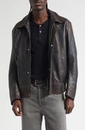 Golden Goose Journey Leather Bomber Jacket