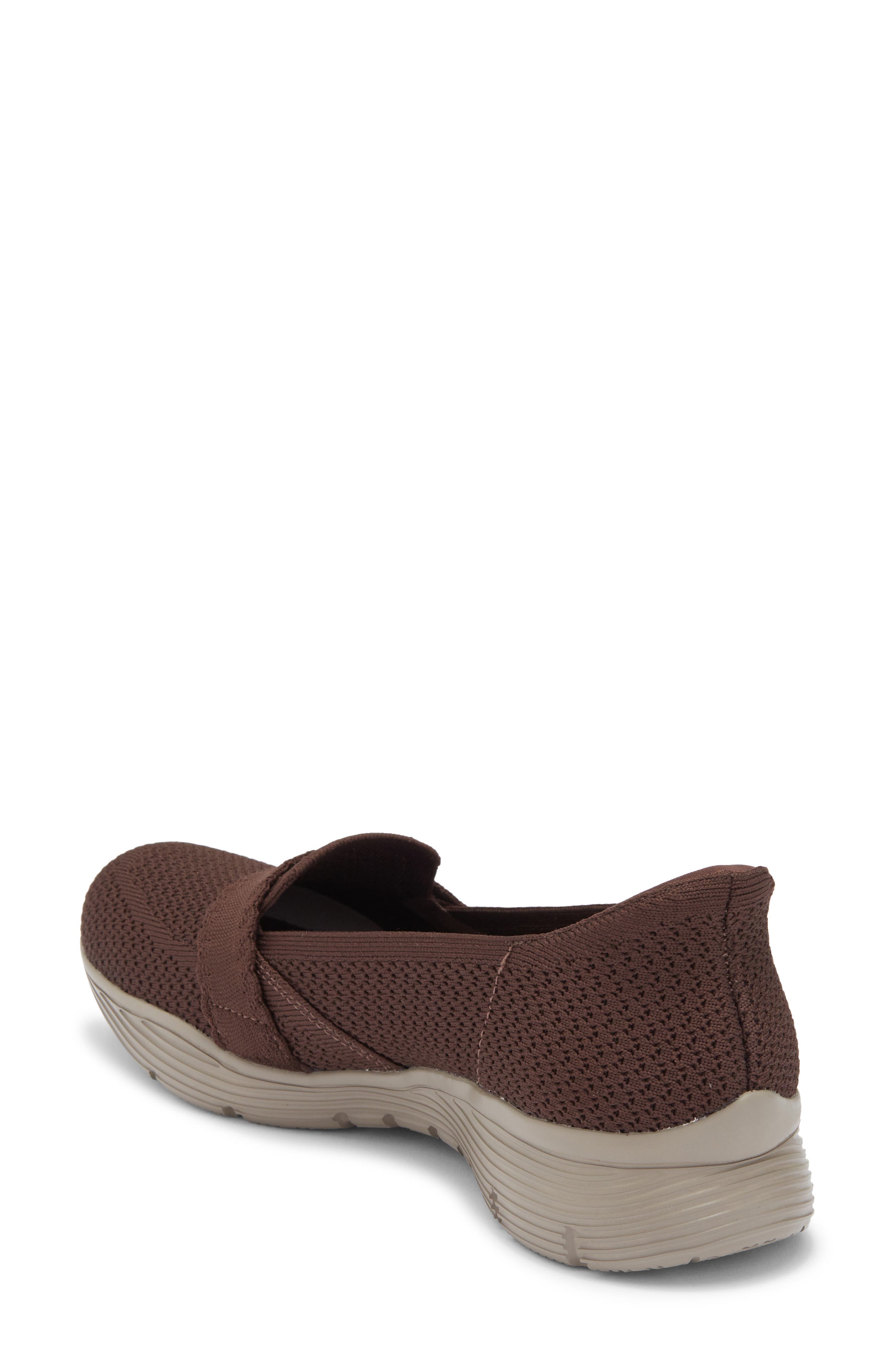 SKECHERS Slip-Ins<sup>®</sup> Seager Sneaker, Alternate, color, Chocolate