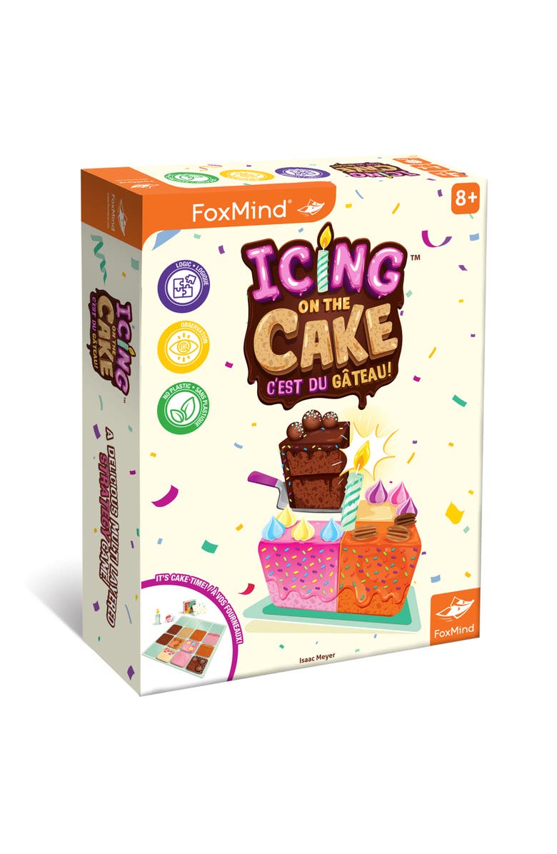 FoxMind Games Icing On The Cake Family Food Themed Tile Laying Strategy Game, Main, color, Multicolored