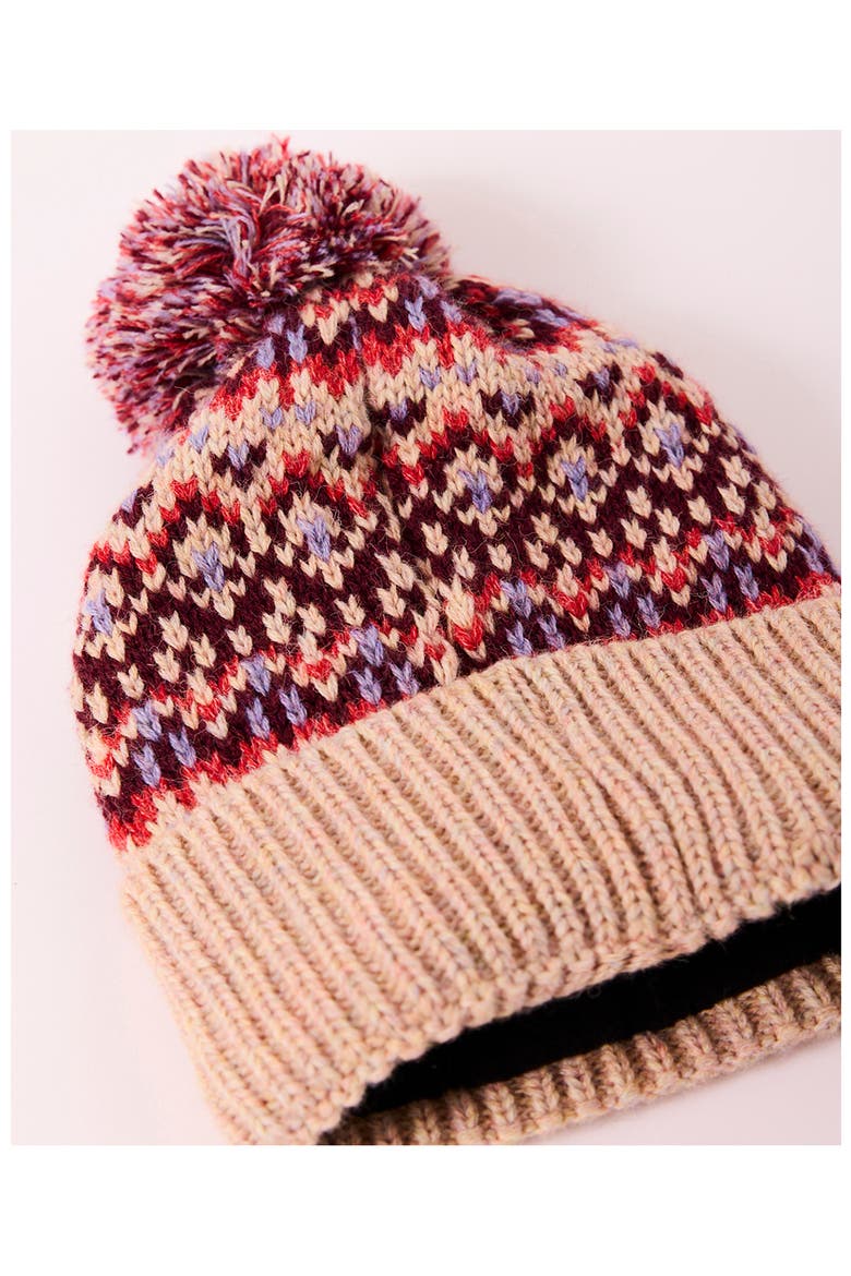 First Frost Fair Isle Beanie, Alternate, color, IVORY