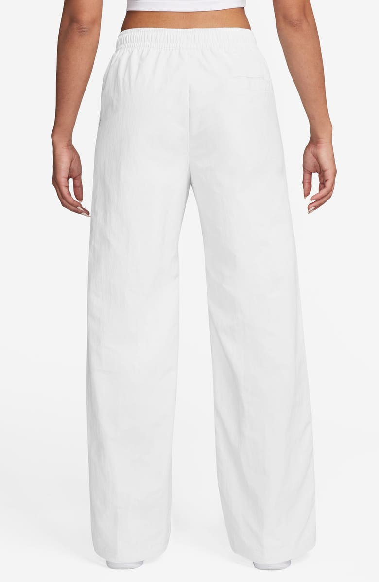 Nike Sportswear Everything Wovens Mid-Rise Open-Hem Pants, Alternate, color, 100 White/Black