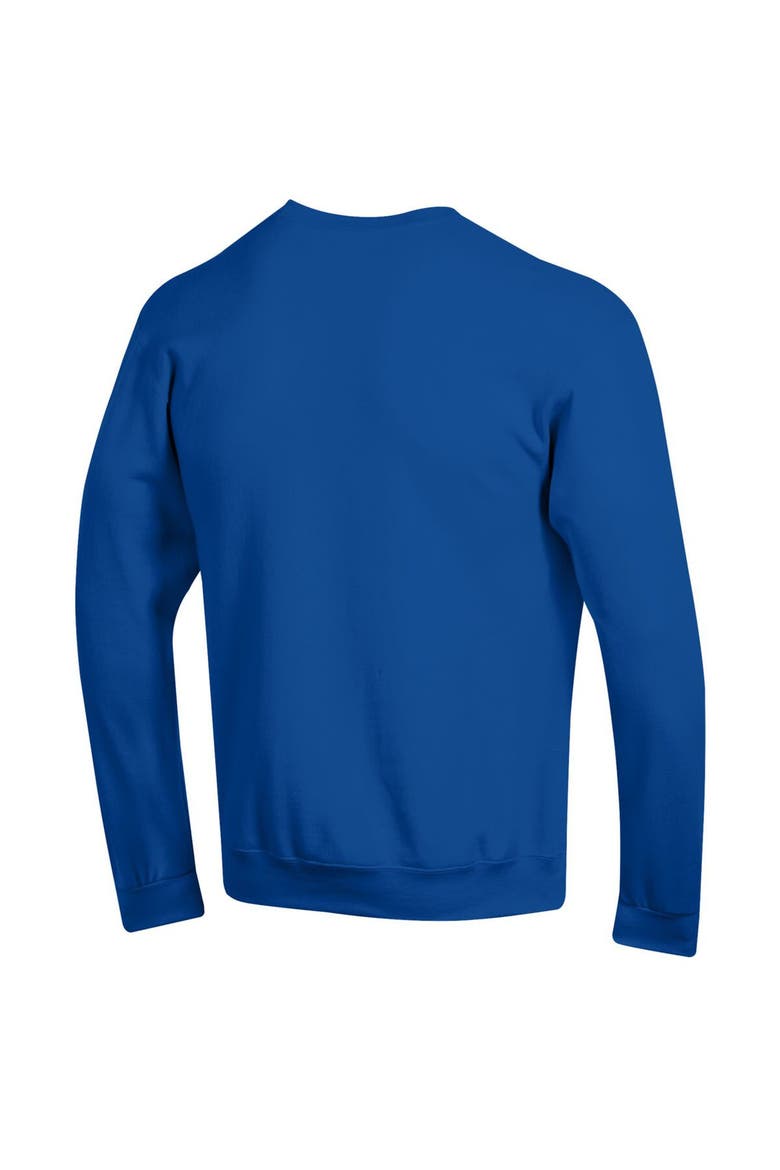 Men's Champion  Royal Duke Blue Devils Basic Arch Fleece Pullover Sweatshirt, Alternate, color, Royal