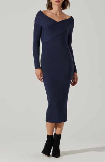 ASTR the Label Annona Long Sleeve Sweater Dress
