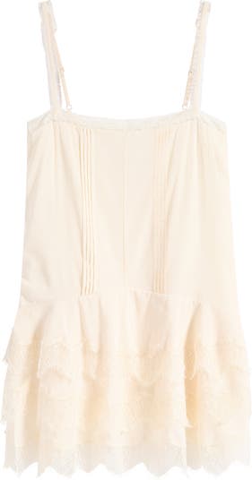 Cleodora Lace Trim Minidress