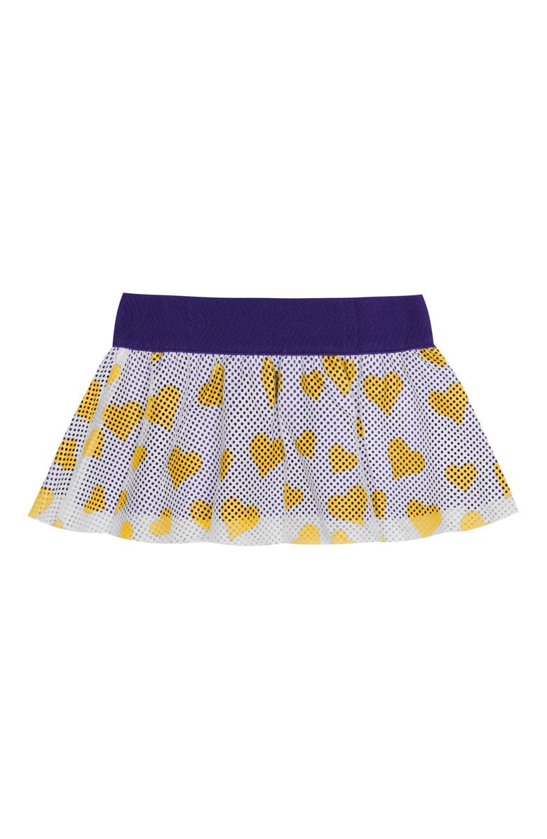 Outerstuff Newborn & Infant Minnesota Vikings Love My Team Bodysuit & Skirt Set, Alternate, color,