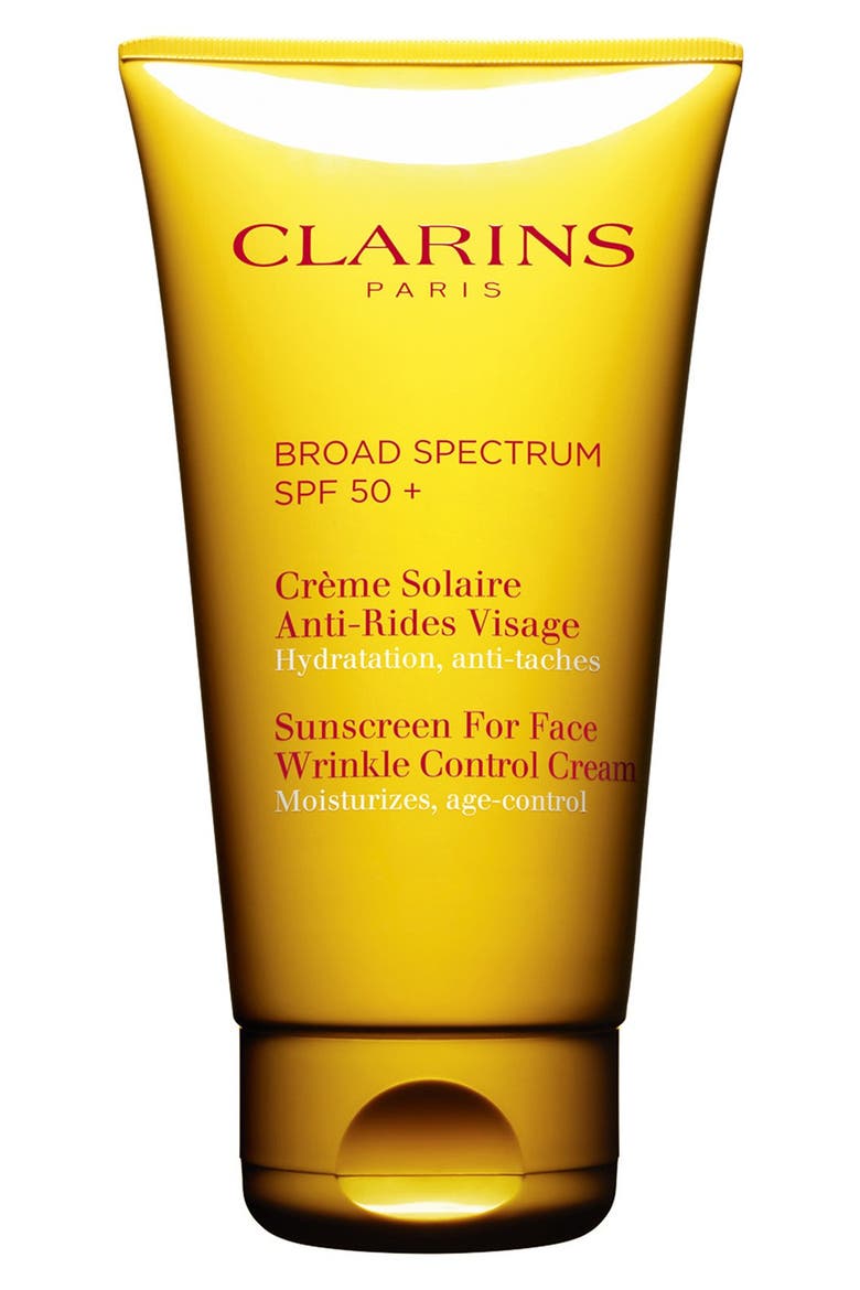 Sunscreen for Face Wrinkle Control Cream SPF 50+, Main, color, NO COLOR