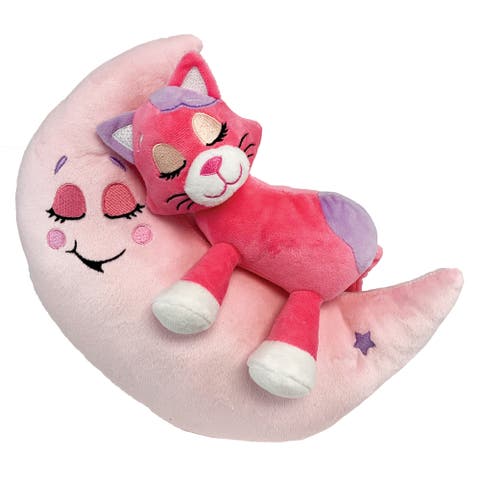 Lullabrites Moon Pet Pink Cat Plush