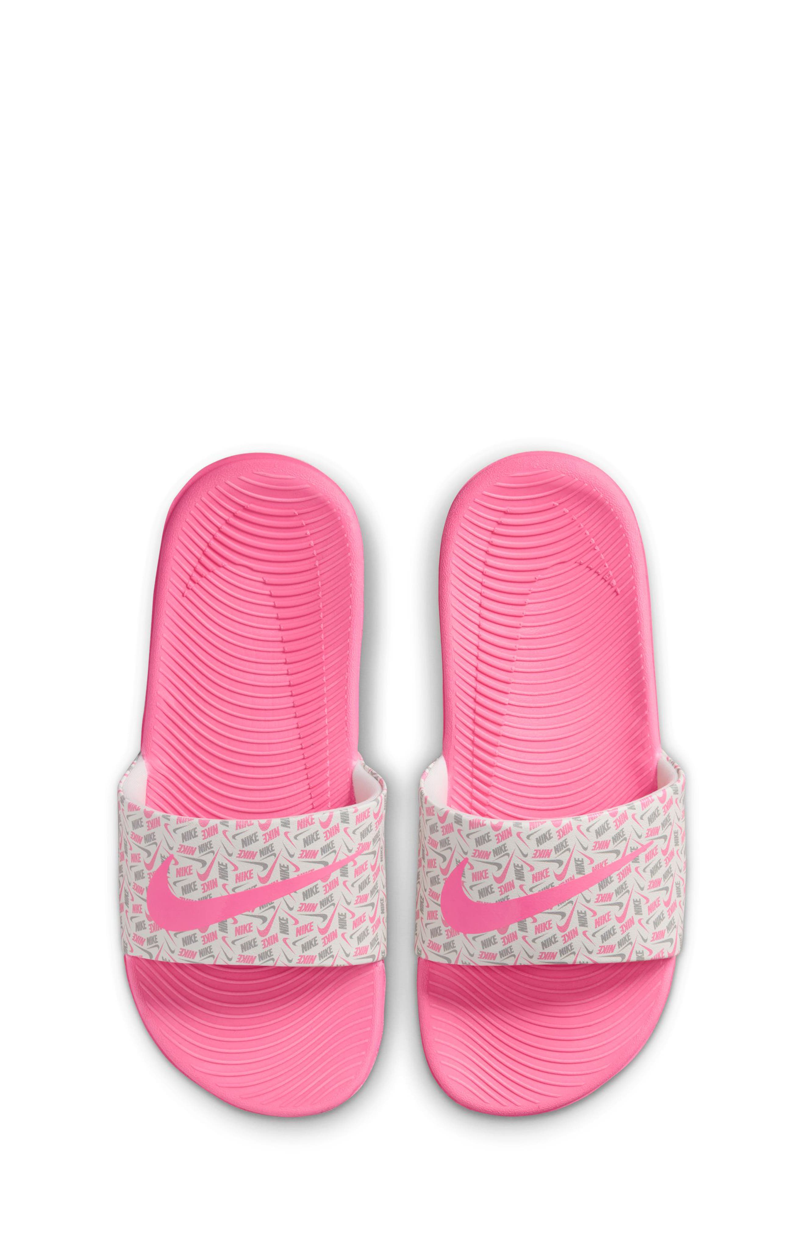 Kawa Slide, Alternate, color, SAIL/ PINK GLOW/ STEAM