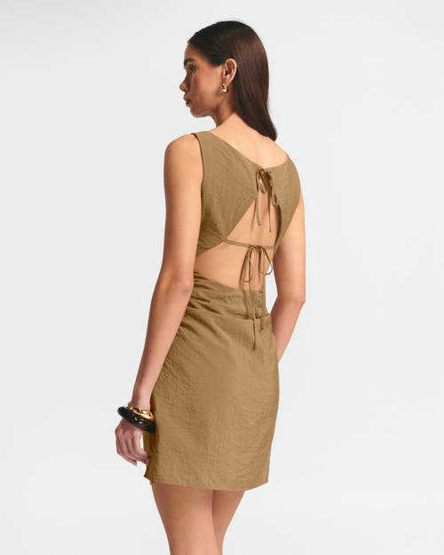 St Mrlo Sara Mini Dress In Brown