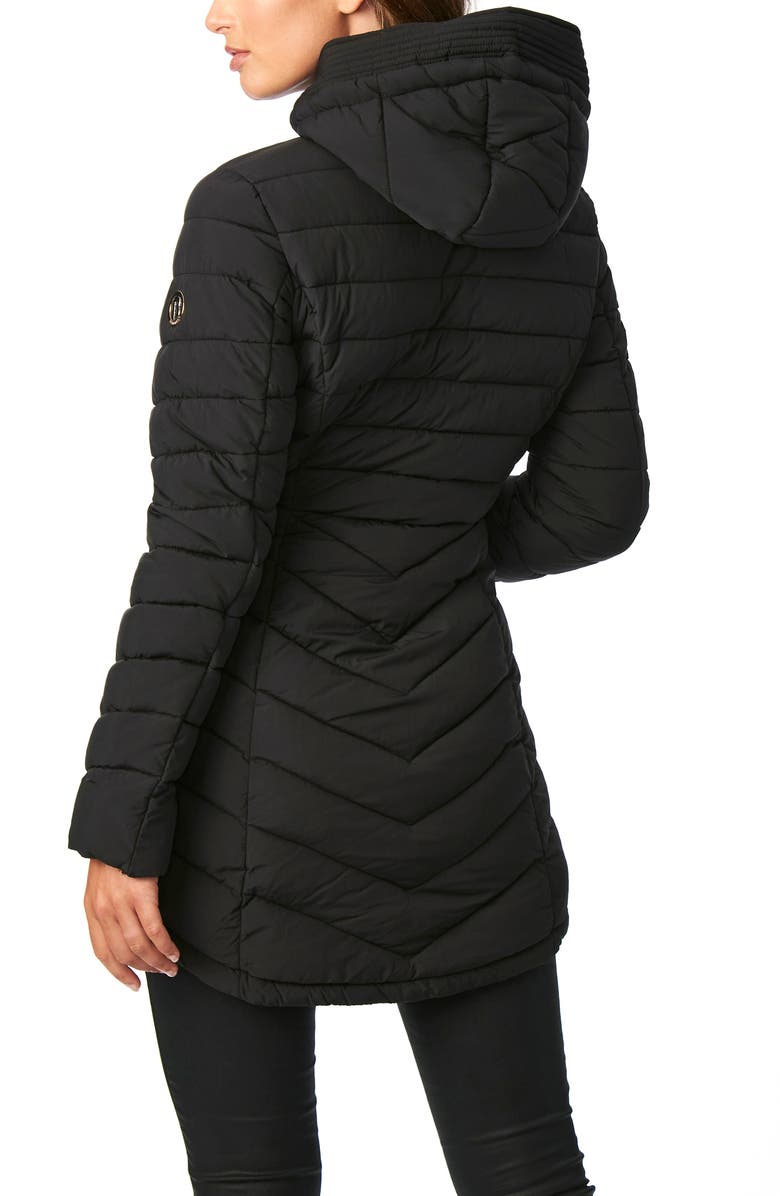 Bernardo Bernado Packable EcoPlume<sup>™</sup> Hooded Walker Coat, Alternate, color, 