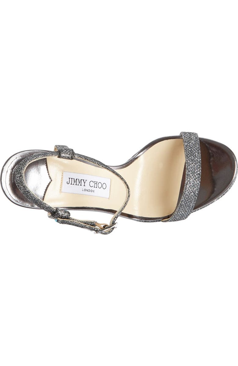 Jimmy Choo 'Claudette' Ankle Strap Platform Sandal, Alternate, color,