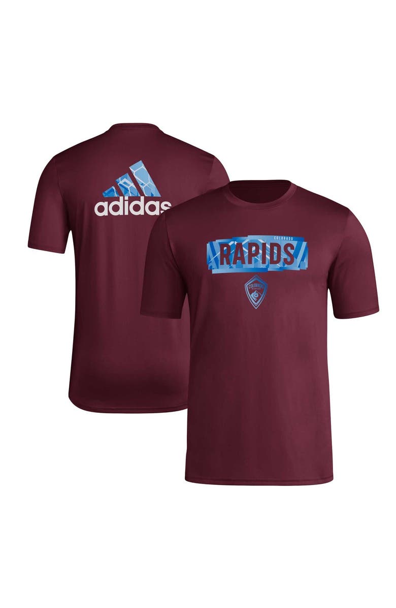 adidas Men's adidas Burgundy Colorado Rapids Local Pop AEROREADY T-Shirt, Main, color, 
