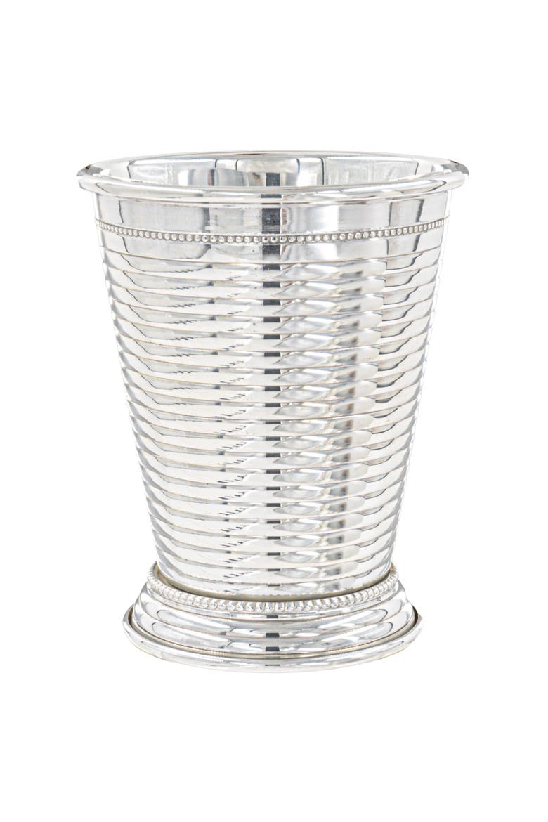 Fluted Silver Julep Cup, Alternate, color, Silver