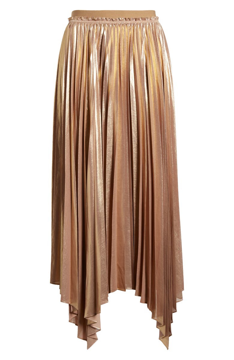 Ted Baker London Nattiee Pleated Handkerchief Hem Skirt, Alternate, color,