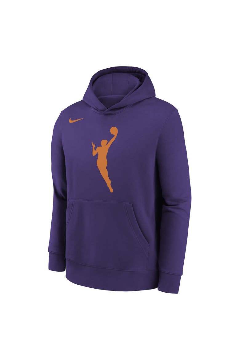 Youth Nike Purple WNBA Logo Essential Team Pullover Hoodie, Alternate, color, Purple