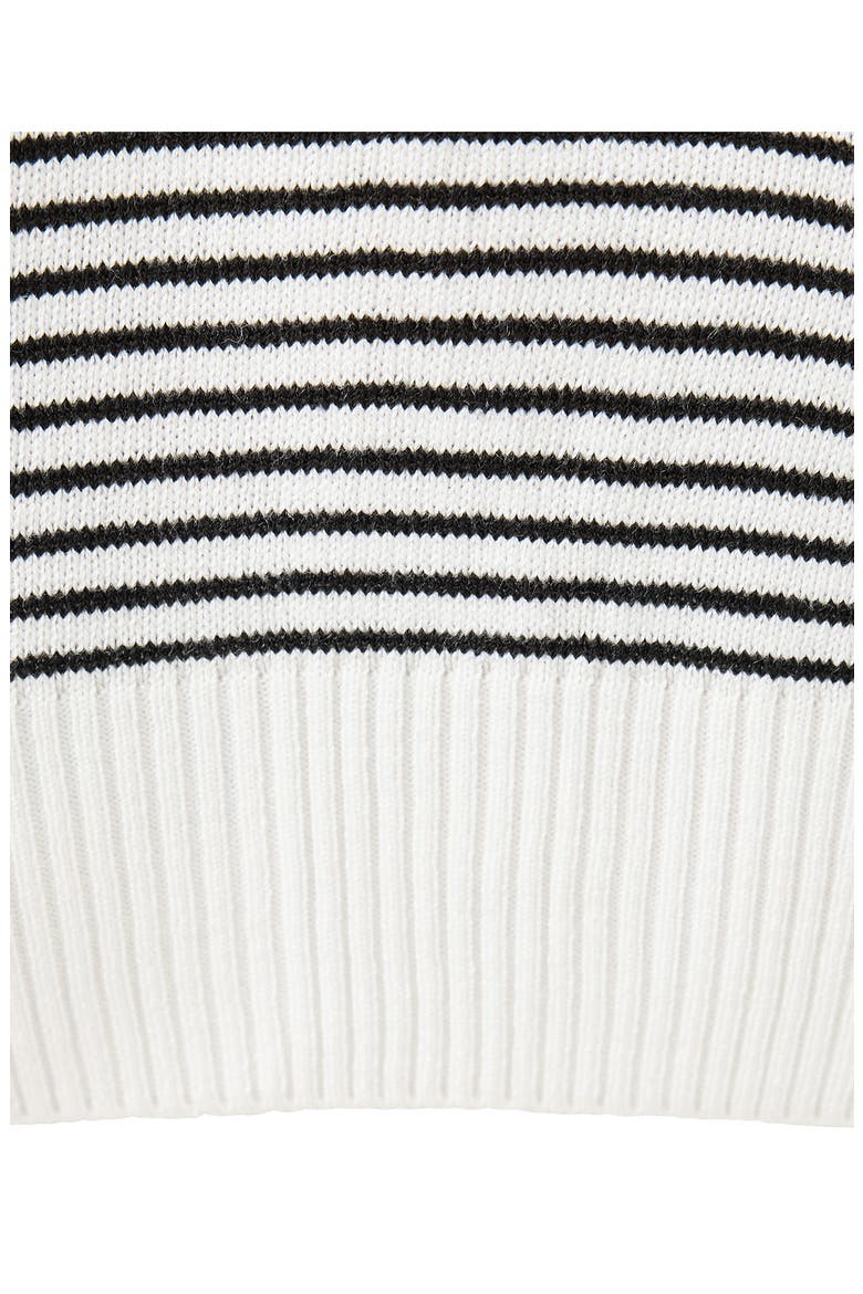 Stripe Polo Sweater, Alternate, color, ECRU