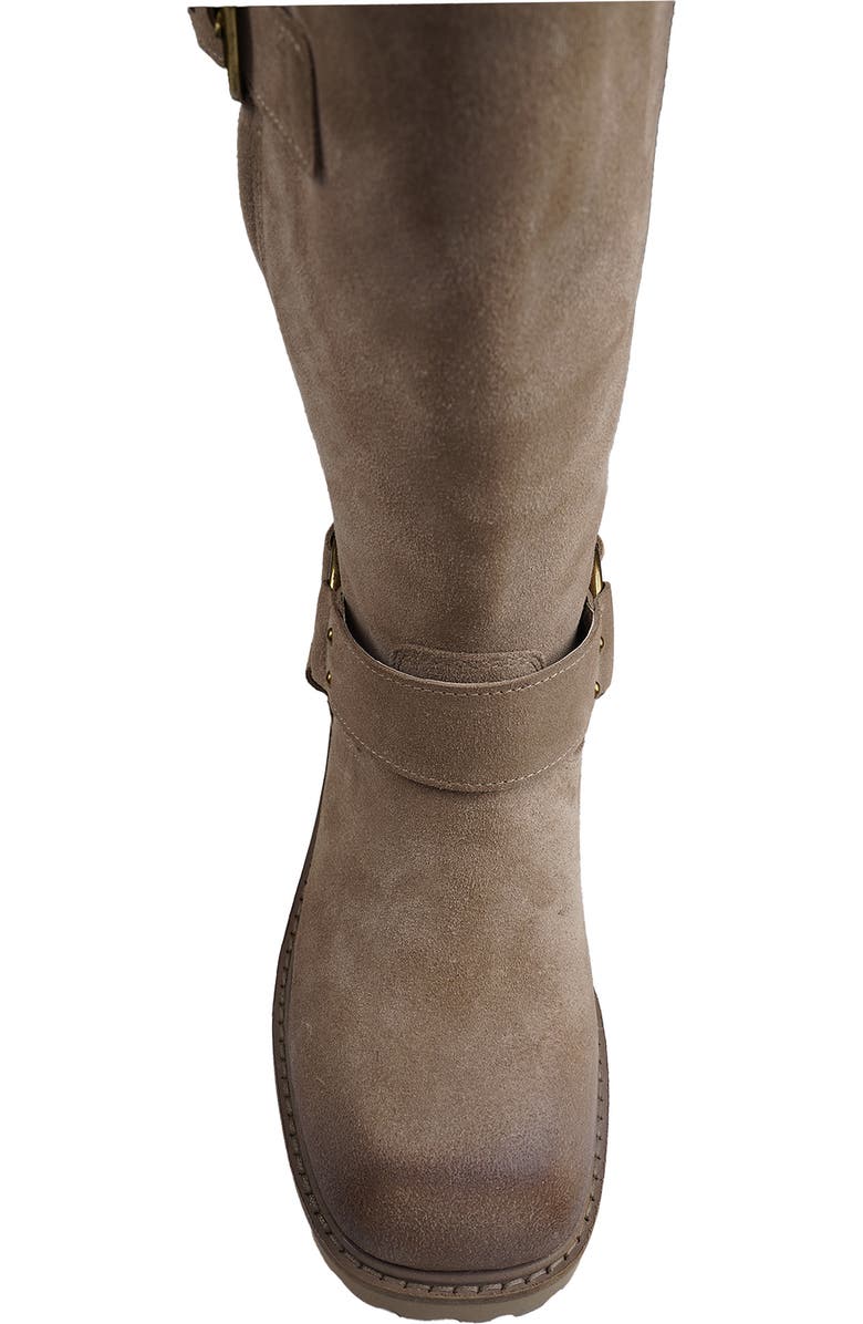 Candie's Knee High Platform Boot, Alternate, color, Taupe