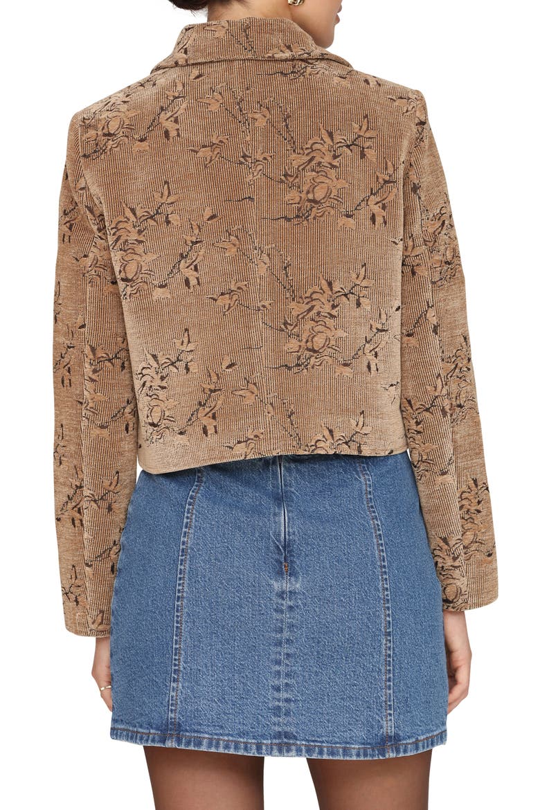 Crop Corduroy Jacket, Alternate, color, FAWN