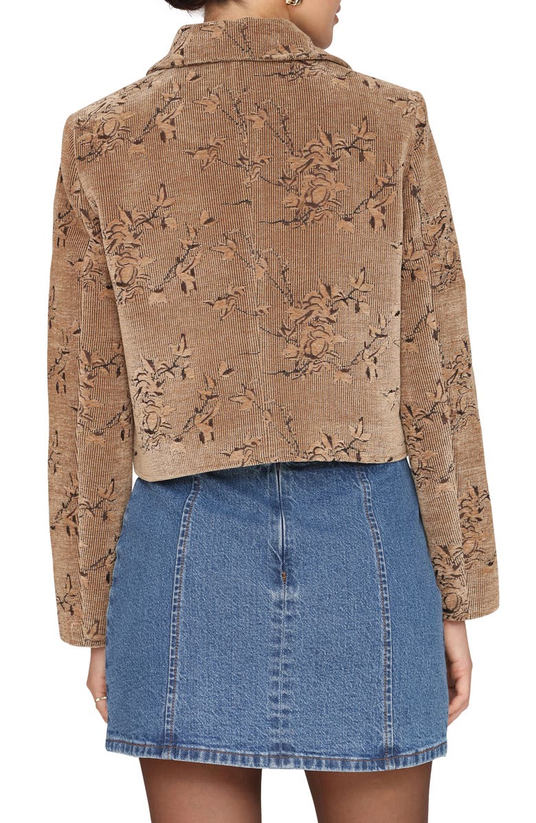 Avec Les Filles Crop Corduroy Jacket, Alternate, color,