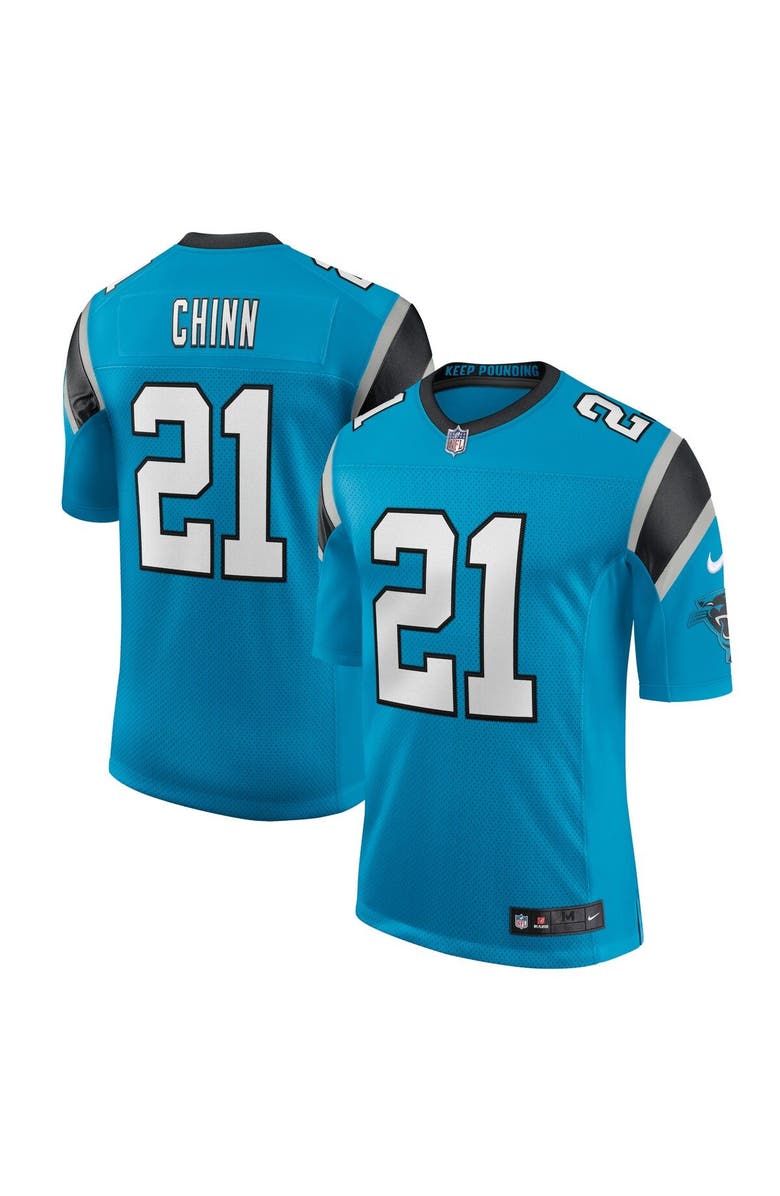Nike Men's Nike Jeremy Chinn Blue Carolina Panthers Vapor Limited Jersey, Main, color, 
