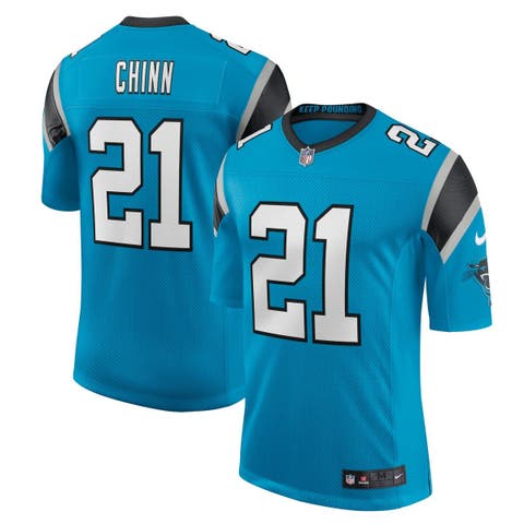 Men's Nike Jeremy Chinn Blue Carolina Panthers Vapor Limited Jersey