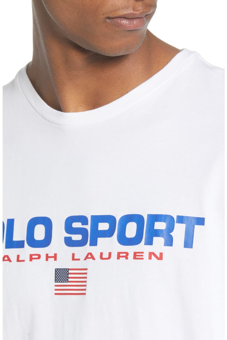 Polo Sport T-Shirt, Alternate, color, WHITE