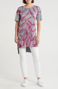 GO COUTURE High Low Tunic T-Shirt Dress