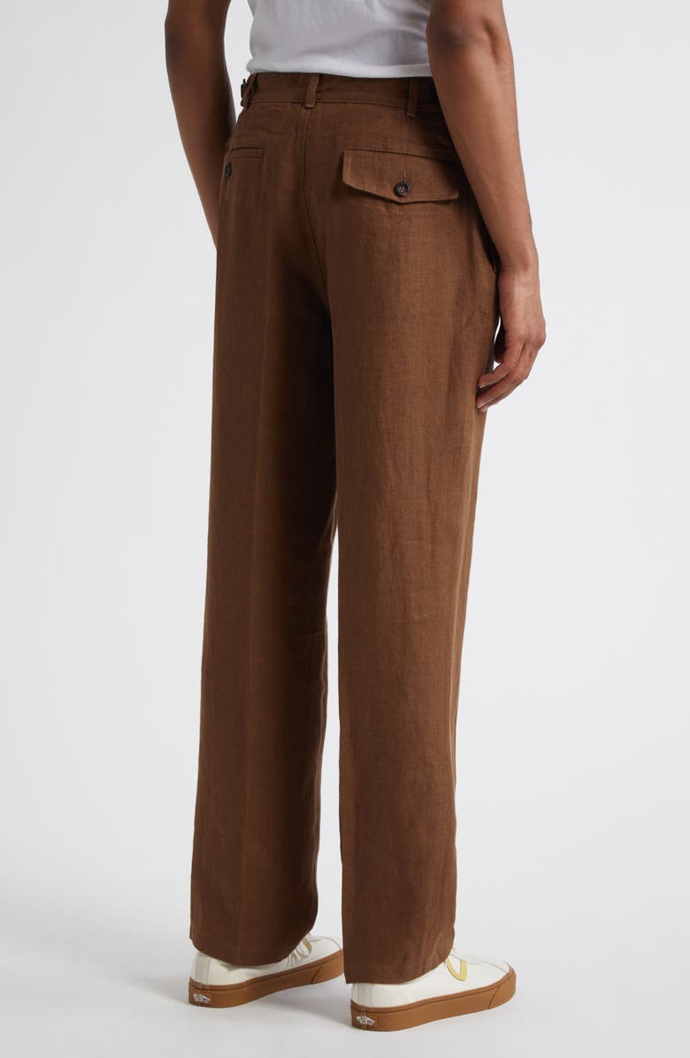 Drake's Miki Antique Linen Games Trousers, Alternate, color, 
