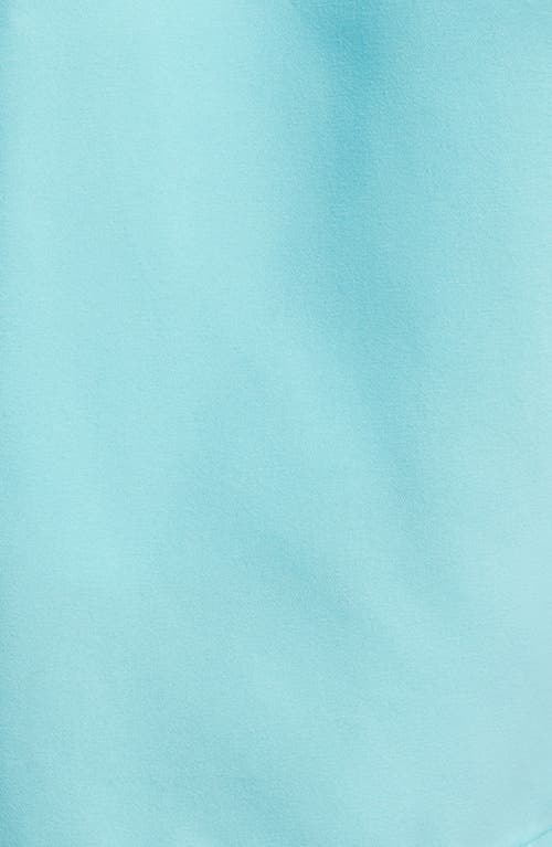 Boardies Bacalar Blue Solid Mid Length Swim Trunks In Blue