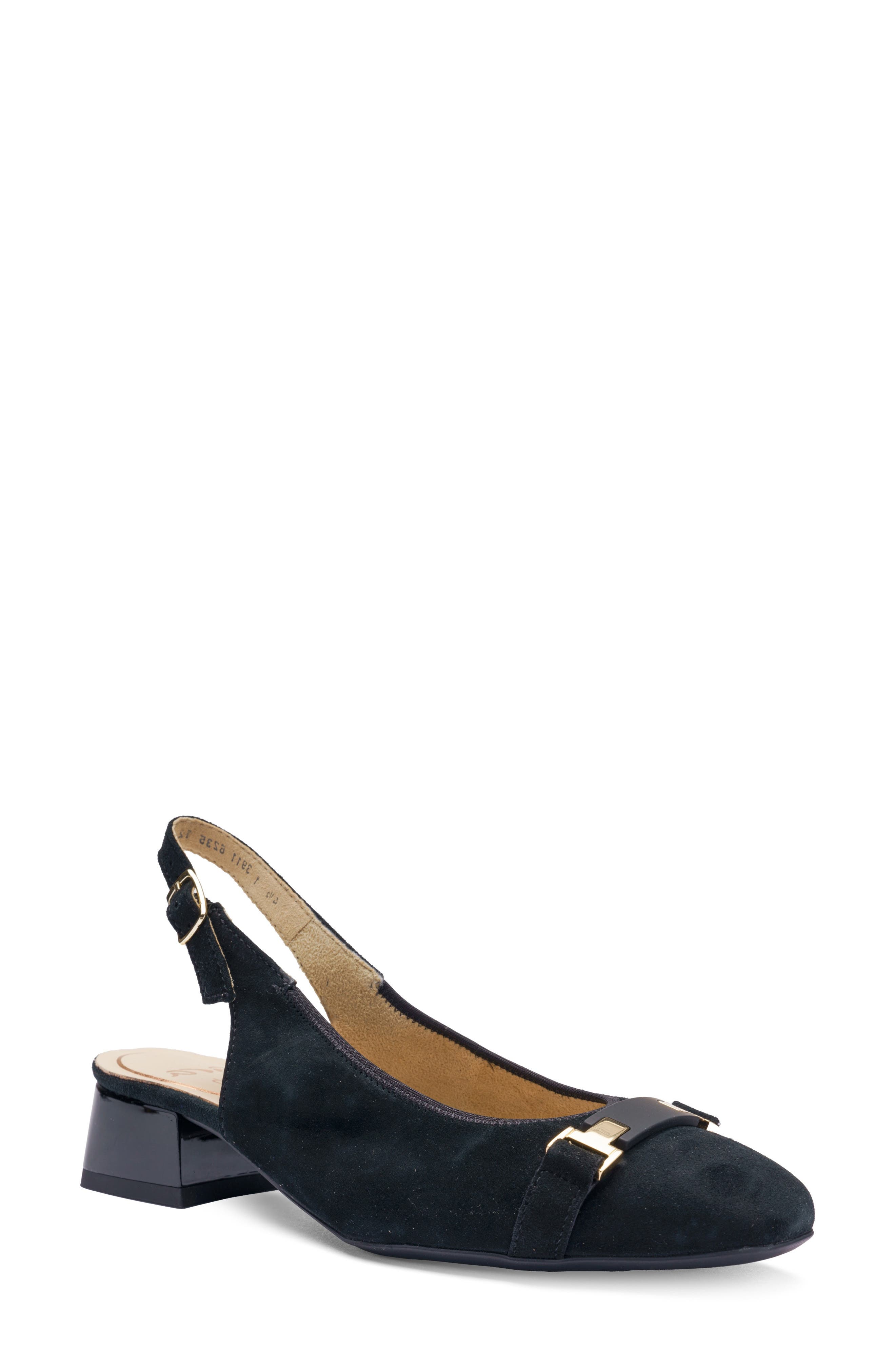 ara Gliselle Slingback Pump, Main, color, Black