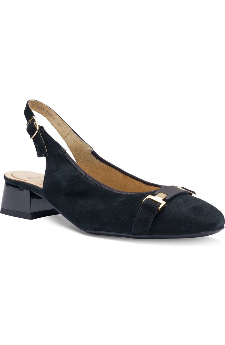 ara Gliselle Slingback Pump, Main, color, Black