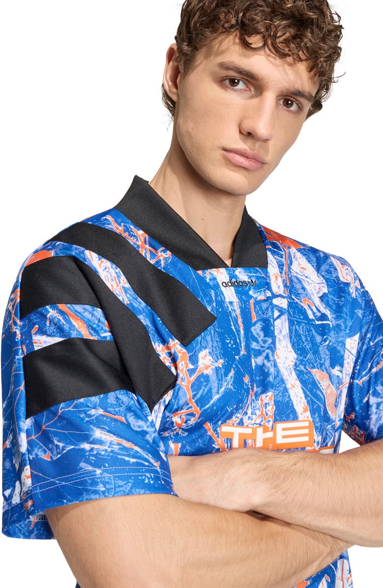 adidas FIFA World Cup 2026<sup>™</sup> New York Soccer Jersey, Alternate, color, Black/ Orange/ Royal