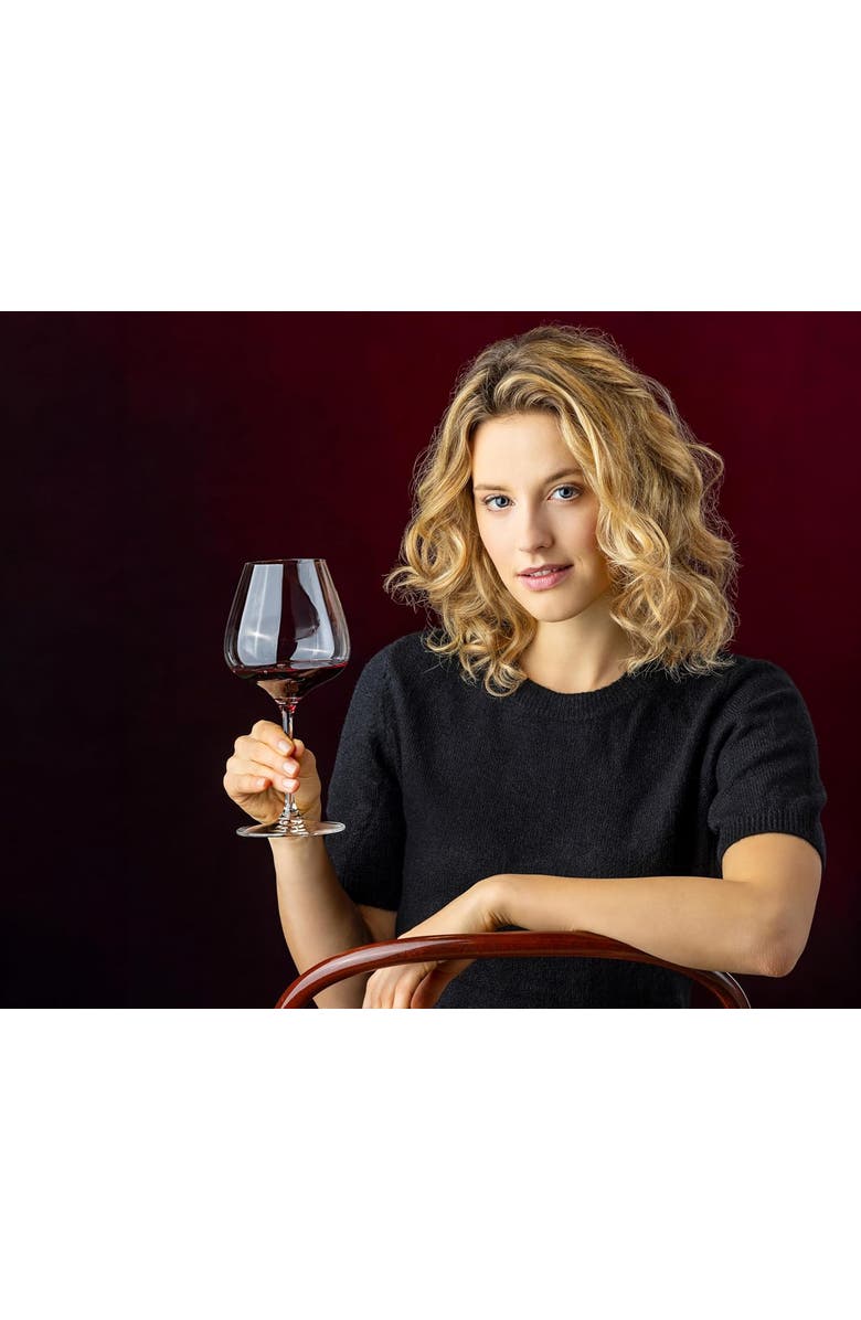 Riedel Grape@ Pinot Noir/Nebbiolo Wine Glass, Buy 3 Get 4, 26.5 Ounce, Alternate, color, Clear