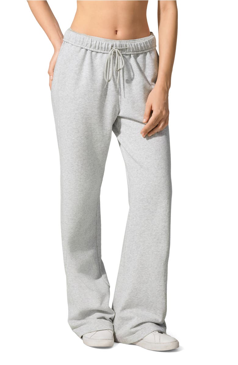 Lilysilk Seamflow Stride Sweatpants, Main, color, Heather-Grey
