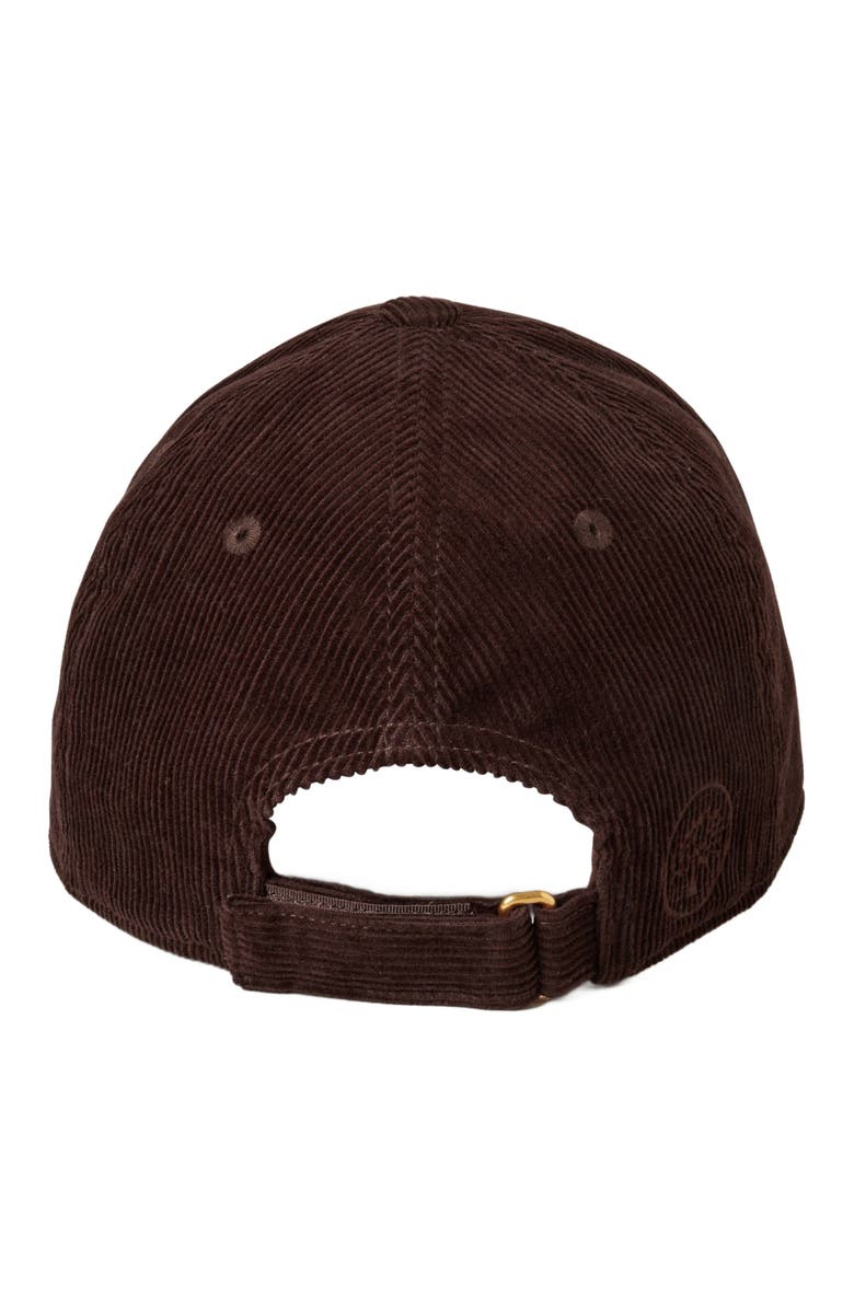 Mulberry Corduroy Baseball Cap, Alternate, color, 
