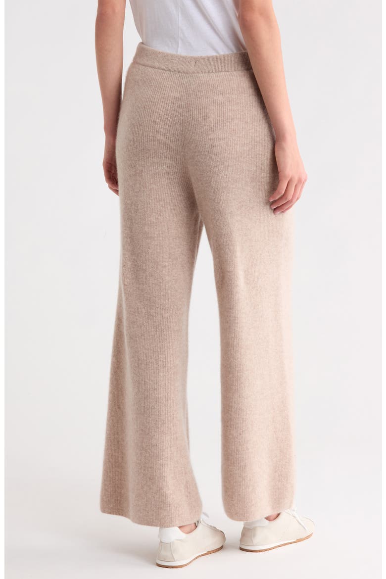Imogene Wide Leg Knit Pants, Alternate, color, LIGHT BEIGE HEATHER
