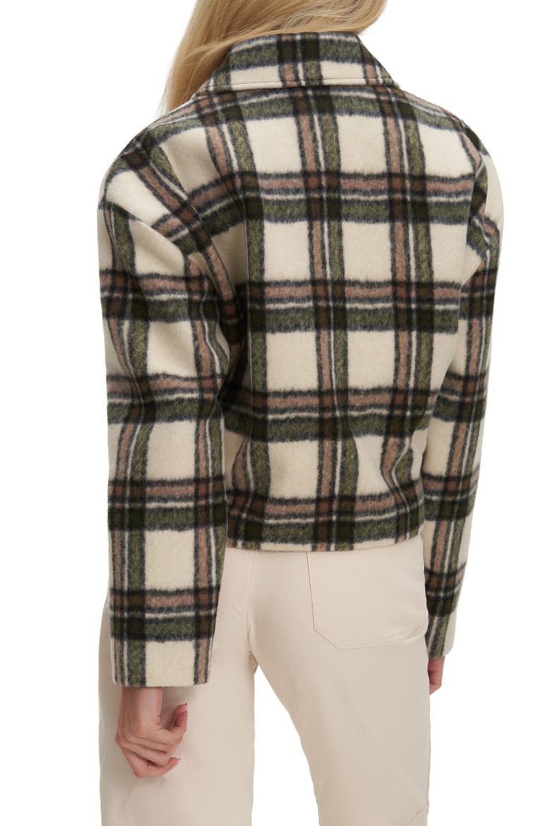 Plaid Crop Shacket, Alternate, color, LEAFLESS TREE