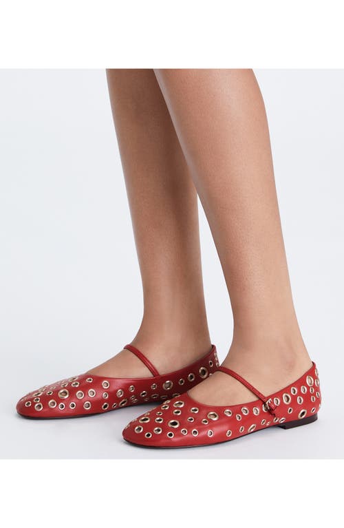 Tory Burch Eyelet Mary Jane Ballet Flat In Multi
