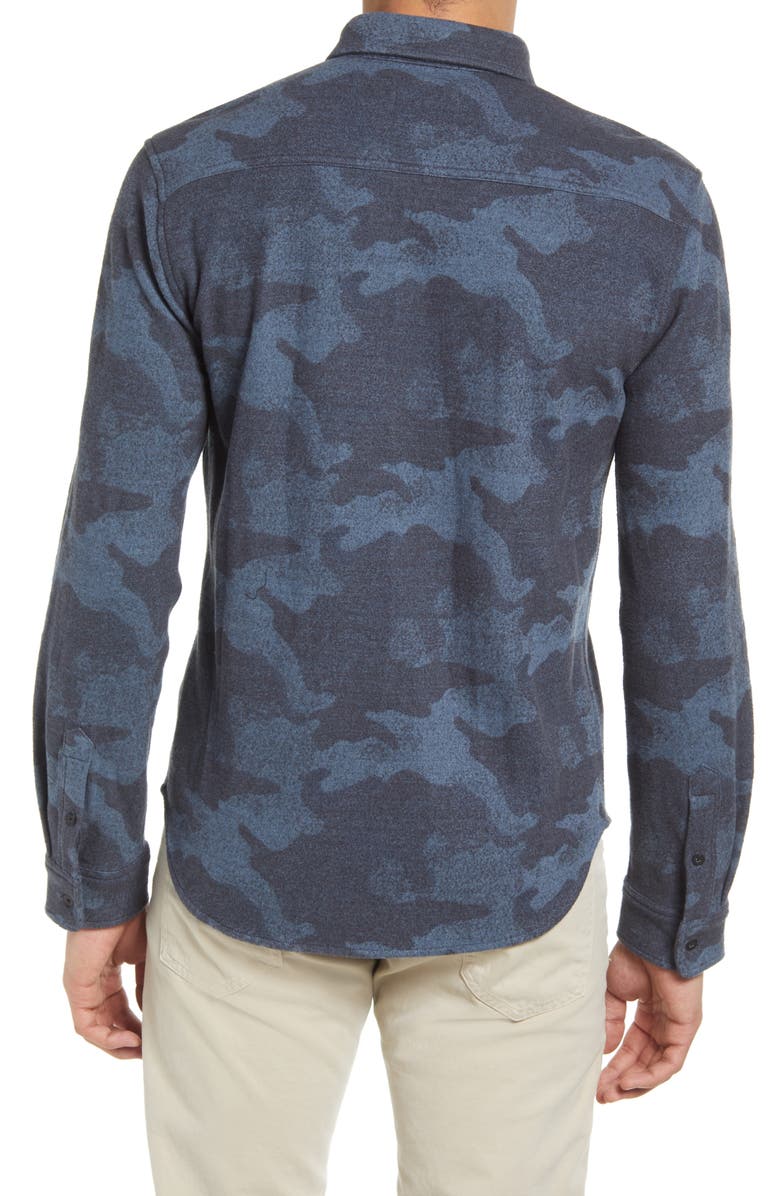 Rails Berkeley Classic Fit Heathered Camo Button-Down Shirt, Alternate, color,