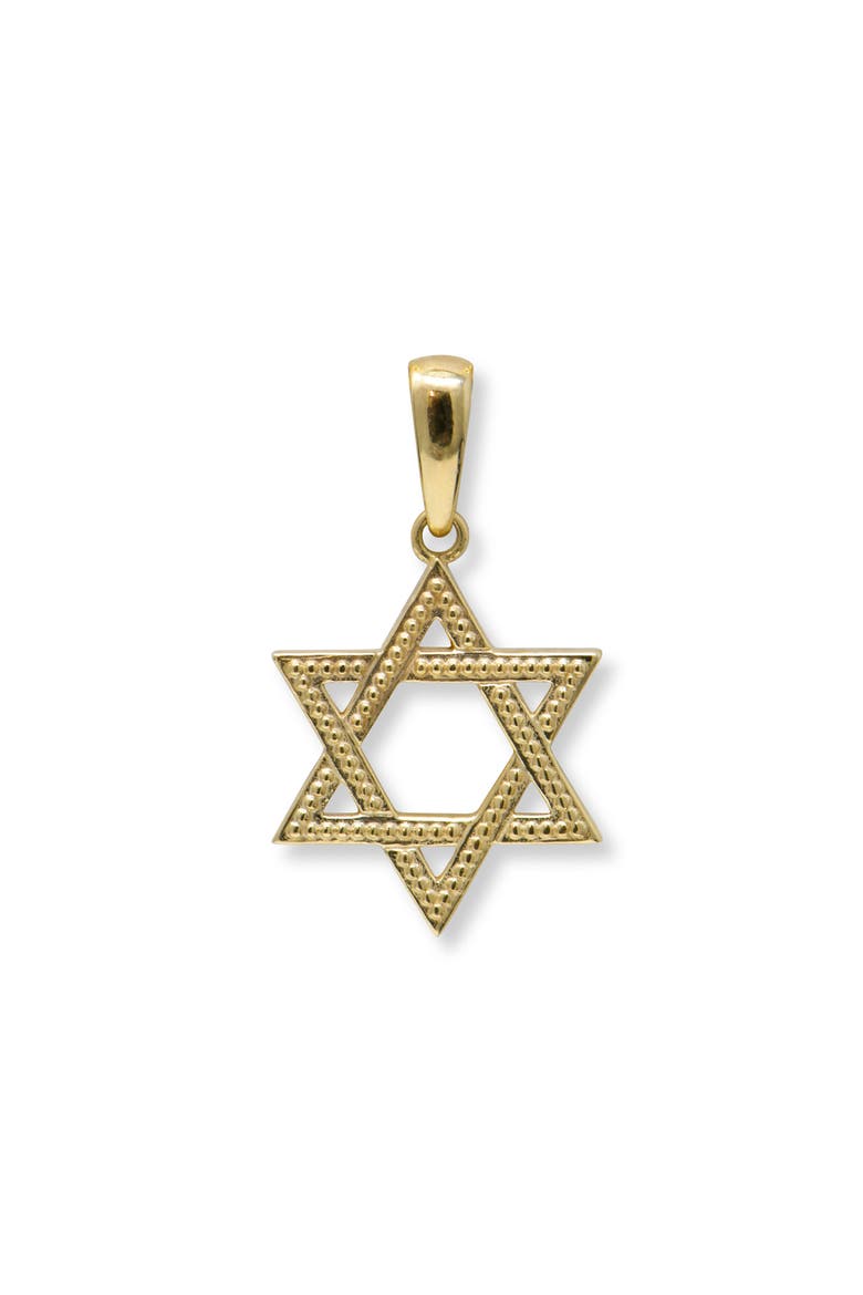 Dew Drop Star of David Enhancer, Alternate, color, YELLOW GOLD