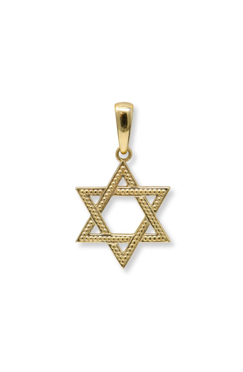 Anzie Dew Drop Star of David Enhancer, Alternate, color, Yellow Gold