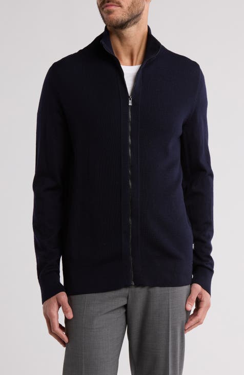 Ofiato Full Zip Wool Blend Sweater