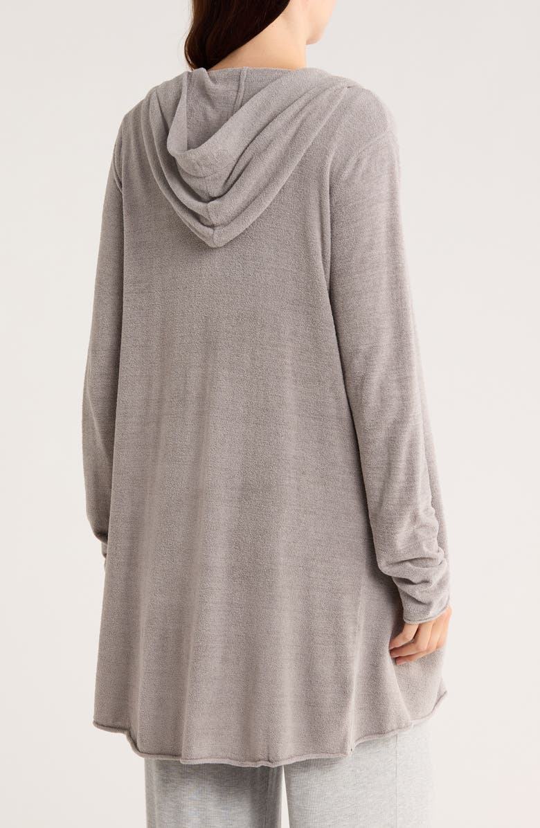 Barefoot Dreams<sup>®</sup> CozyChic Ultra Lite<sup>™</sup> Hooded Cardigan, Alternate, color, Dove Gray