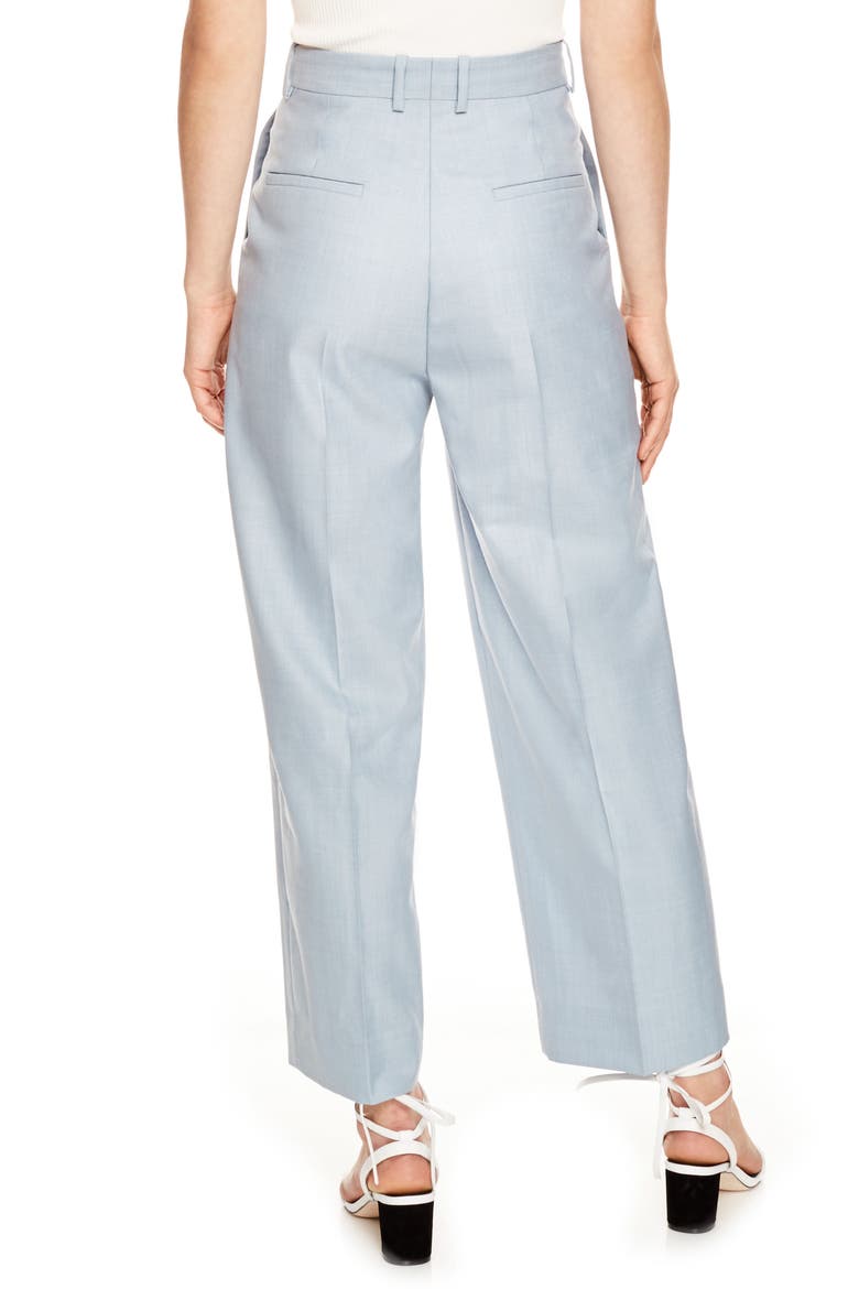 Wide Leg Trousers, Alternate, color, BLEU CIEL
