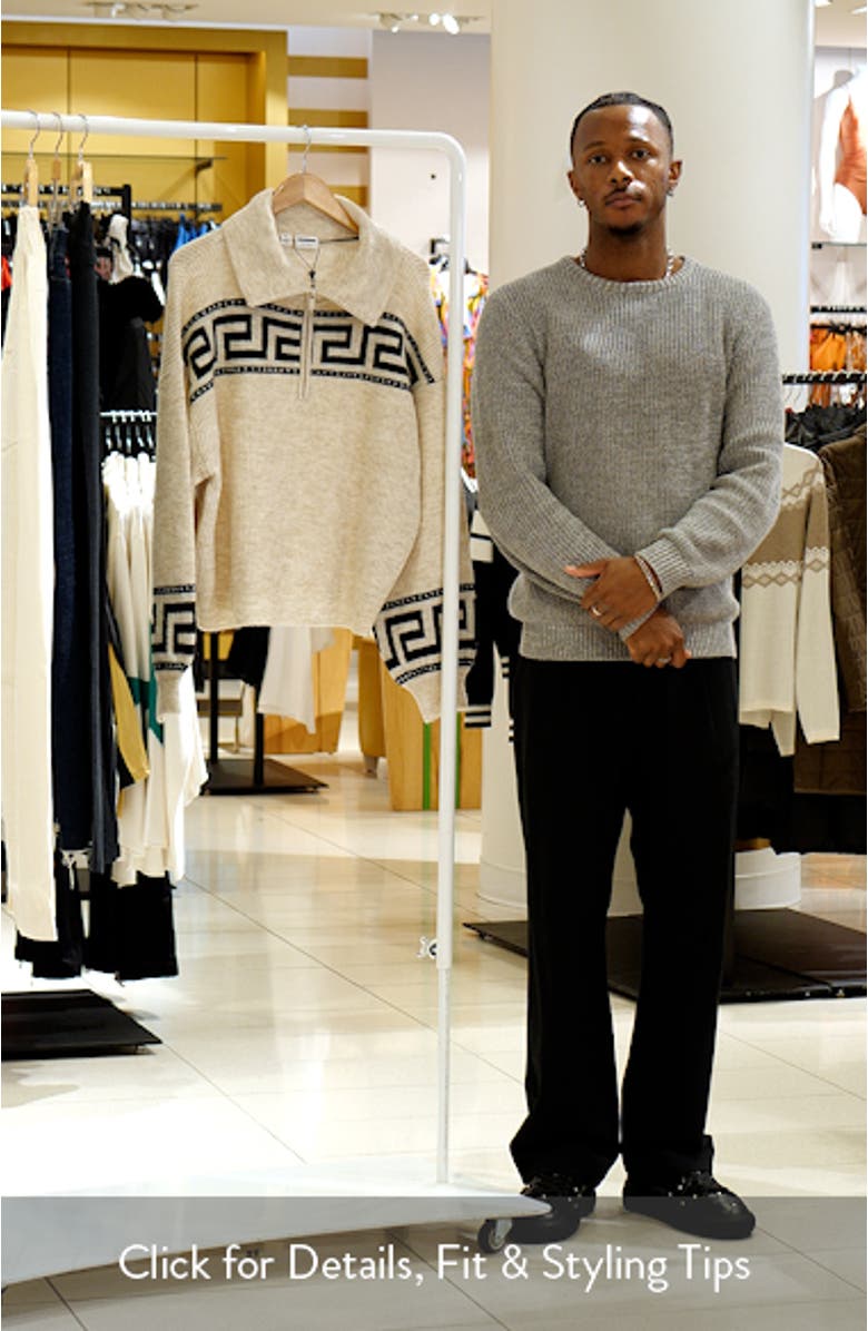 Bala Greek Key Print Sweater, sales video thumbnail