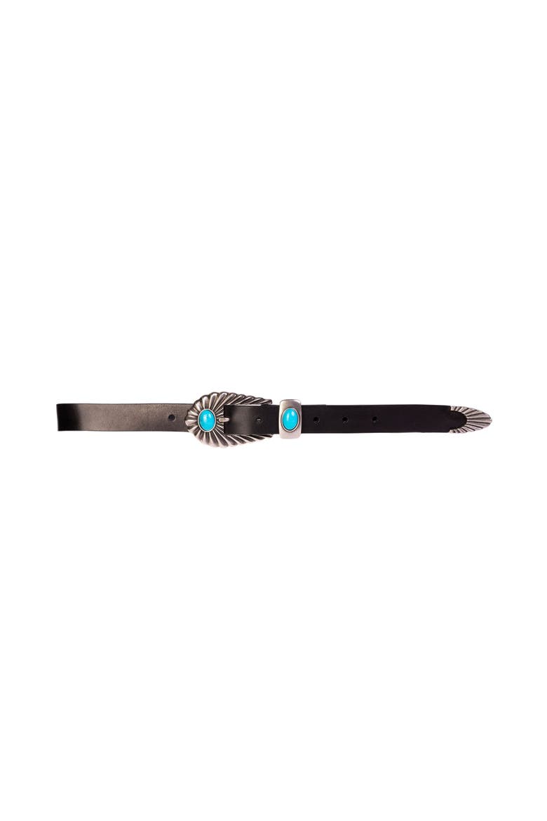 SPUR BELT, Main, color, BLACK LEATHER