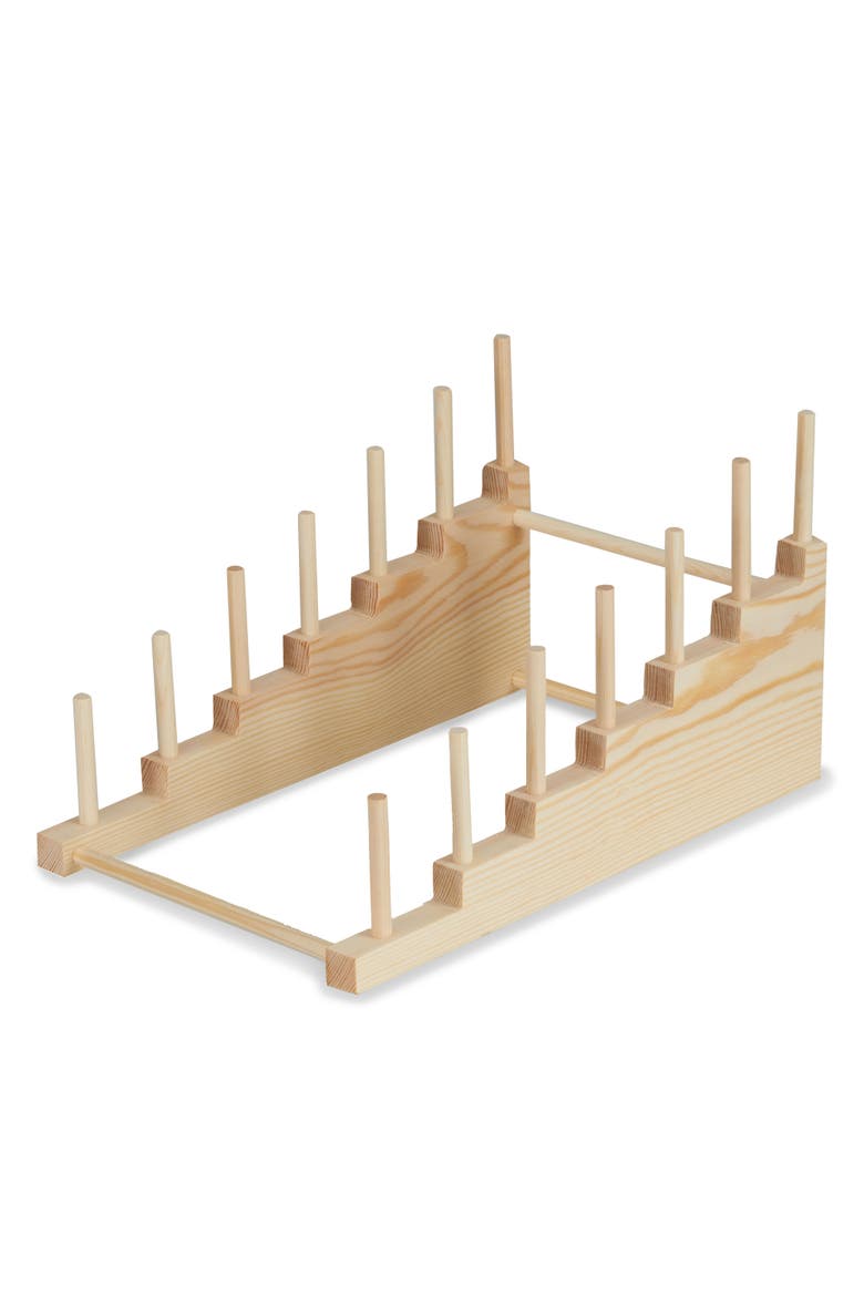 Tiered Pine Cheese Board Display, Alternate, color, Wood