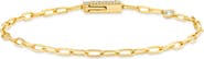Crislu Layer Up Paperclip Chain Bracelet