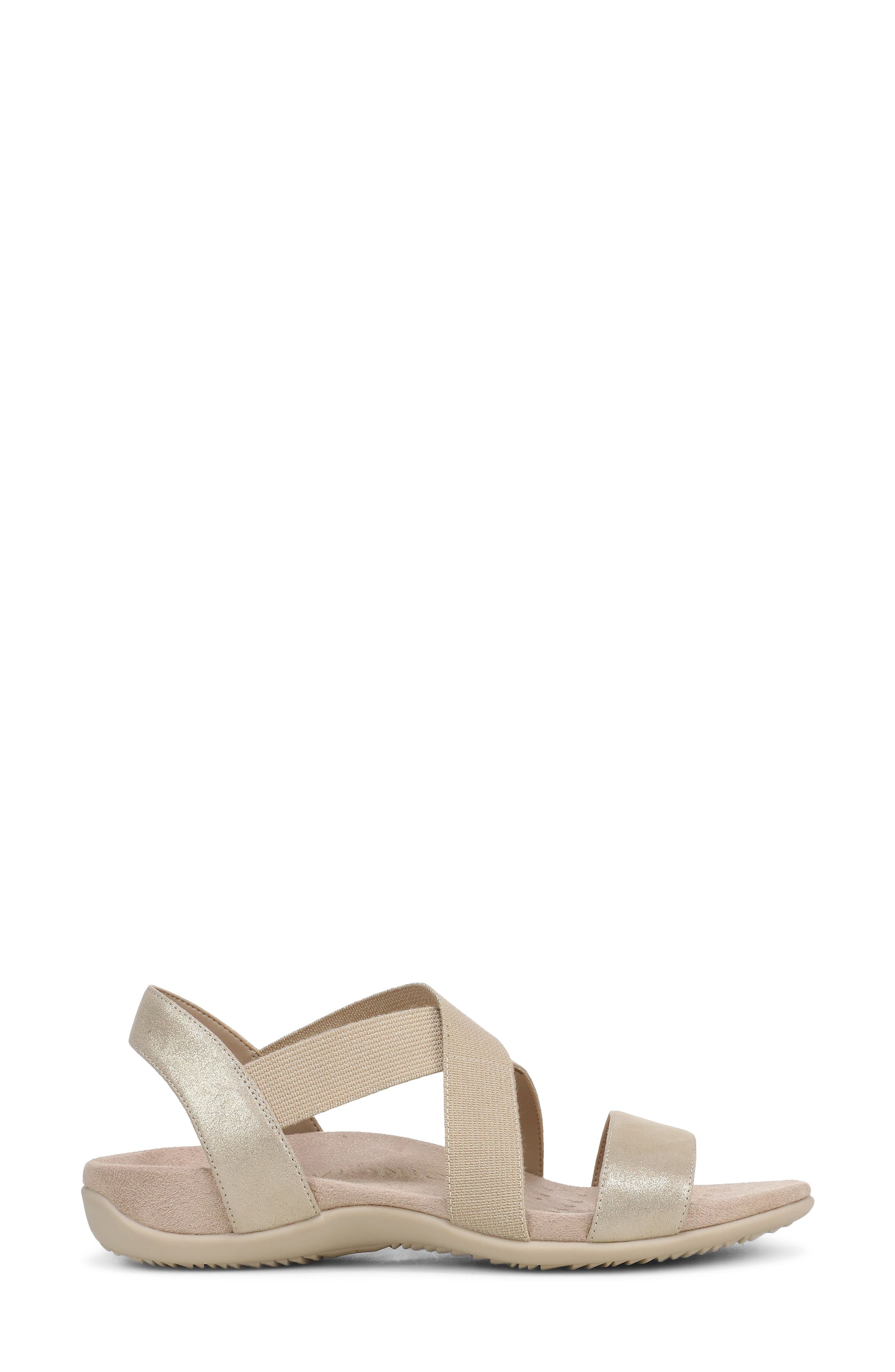 Raina Slingback Sandal, Alternate, color, GOLD
